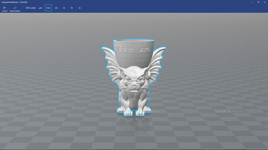 gamlı baykuş mumluk 2 pinshape gargoyle 3d print model - Mito3D