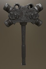thor ragnarok hulk's hammer pinshape 3d-design 3d print model - Mito3D