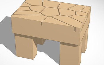 voronoi tabla pinshape tablas 3d print model - Mito3D