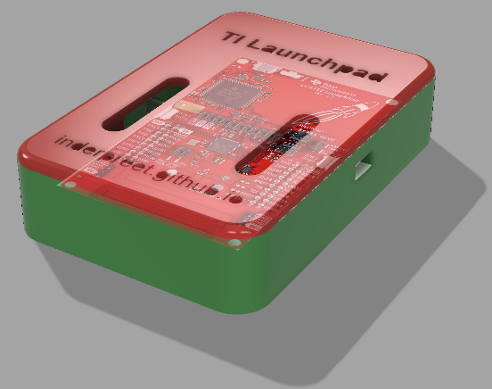 ti launchpad Fall version 11 pinshape Gehäuse 3D print model - Mito3D