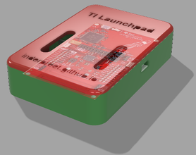 tı launchpad sürüm 11 pinshape durumda kasa 3d print model - Mito3D