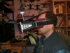 kylin vizyon gerçek gözlük adaptörü pinshape düzeltme 3d print model - Mito3D