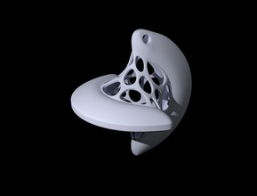 sphericon kolye pinshape giyilebilir tasarım art mücevherleri 3d print model - Mito3D