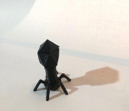 biology model bacteriophage pinshape envisionthefuture-design-challenge 3d print model - Mito3D