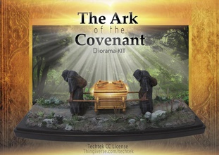 ark covenant - diorama-kit pinshape 3d-design 3d print model - Mito3D