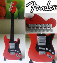 fender stratocaster perfect scale 1 4 fully 3d printable pinshape 3d-printable guitar 3d print model - Mito3D