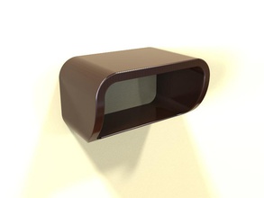 simple 3d printable shelf pinshape simple-shelf 3d print model - Mito3D