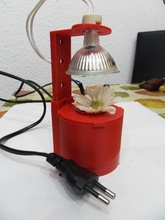 hydroponic lamp pinshape 3d-design 3d print model - Mito3D