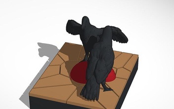 cuervos alimentación pinshape modelos modelo crow aves animales animal 3d print model - Mito3D