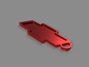 chevy key chain pinshape 3d-design 3d print model - Mito3D