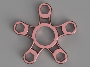 Écrou 10mm fidget spinner pinshape mécanique conception concours Conception 3d 3d print model - Mito3D
