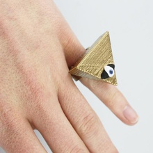 seein eye ring pinshape rings jewelry 3d print model - Mito3D