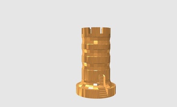 torre escalera pinshape Diseño 3d 3d print model - Mito3D