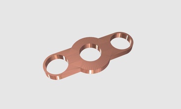 fidget spinner abs pinshape Conception 3d 3d print model - Mito3D
