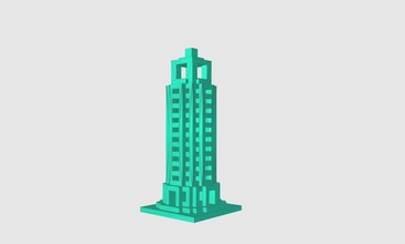 skyscraper pinshape 3d-design 3d print model - Mito3D