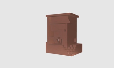 modern house pinshape 3d-design 3d print model - Mito3D