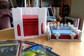 mtg edh güverte kutusu pinshape komutan kart oyunları magic toplama toplantısı 3d tasarım 3d print model - Mito3D