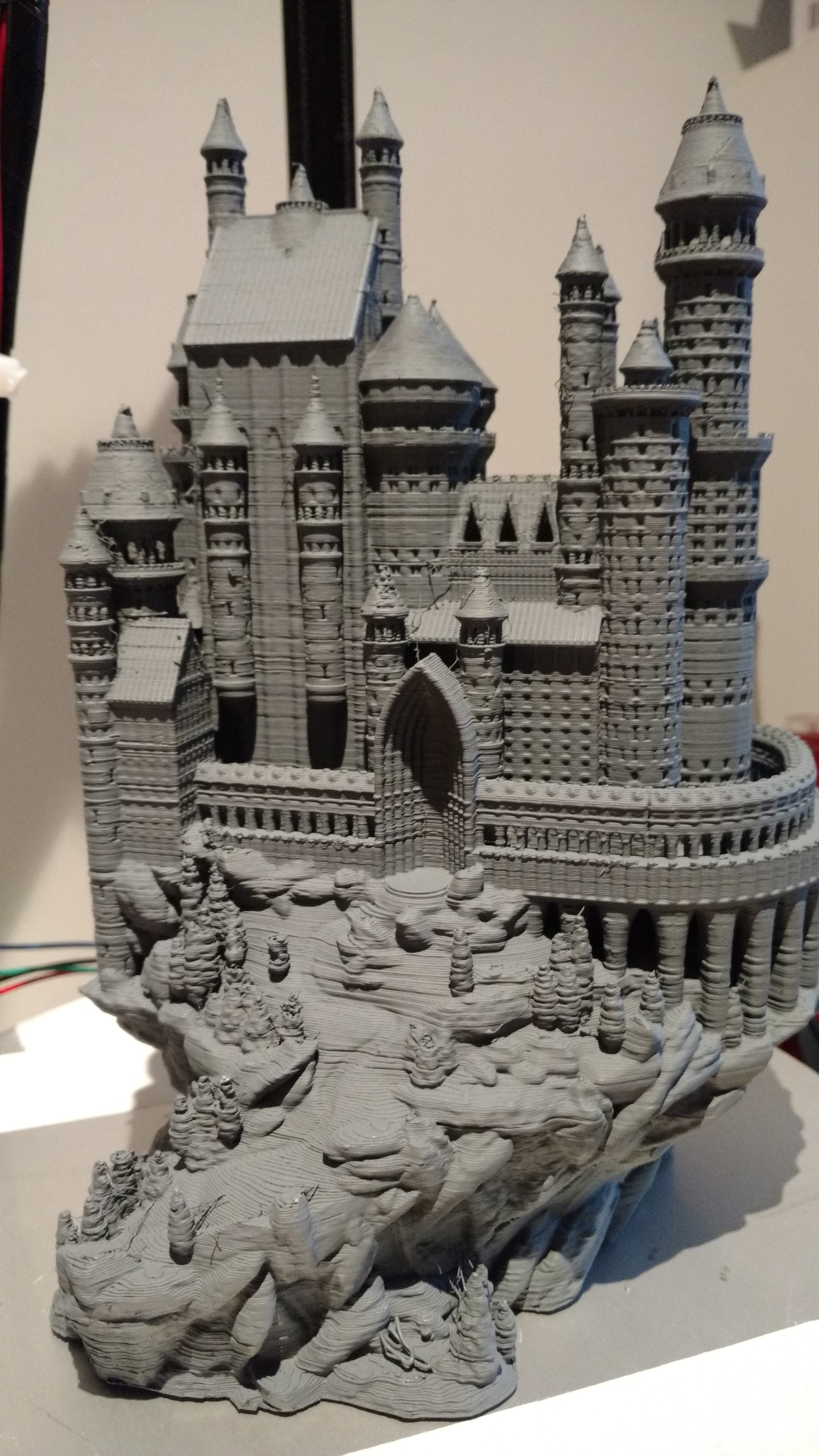 castillo medieval pinshape chateau fantasía arquitectura 3D print model - Mito3D