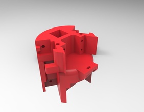 delta piezas impresora pinshape envisionthefuture diseño reto juventud 3d print model - Mito3D