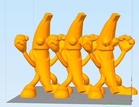 nanner banana pbjt peanut butter jelly time pinshape designed-by-celeste fun fair characters s-peanut-butter-jelly-time it'speanutbutterjellytime peanut-butter-jelly-time 3d print model - Mito3D