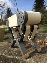 robot quadrupède v2 pinshape 3d print model - Mito3D