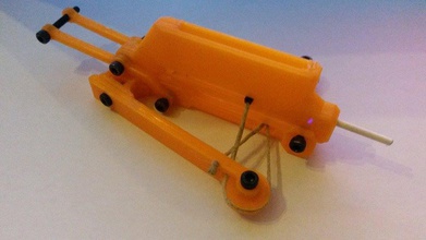 semi automatic crossbow compound mini pinshape 3d-design 3d print model - Mito3D