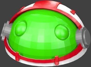 android space helmet pinshape 3d-design 3d print model - Mito3D