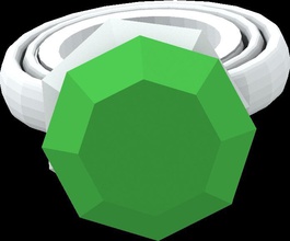 construire anneau réaliste gemme pièces pinshape anneaux l'anneau bijoux fantaisie costume 3d print model - Mito3D