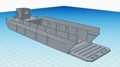 çıkarma gemisi savaş wargame sahne pinshape envisionthefuture tasarımı meydan tasarım gençlik masa üstü oyun manzara diorama maket tank 2 Dünya Savaşı warhammer cıvata eylem wargames 3d print model - Mito3D