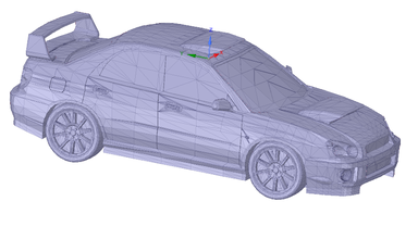 imprezzzza pinshape scalemodel juguetes modelo model3d printablefree coches 3d print model - Mito3D