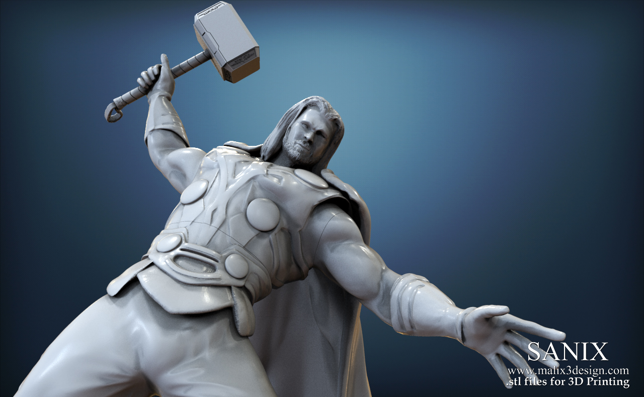 avenger scene thor son asgard 3d printable model pinshape 3d-printing 3d-printing- 3d-printable-model 3d-print- 3dprint avengers super-heroes superheroes marvel comics 3D print model - Mito3D