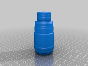 Flasche 1 pinshape Vasen vase kundengebundene Flaschen 3d print model - Mito3D