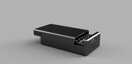 battlebox mini 22lr pinshape tampa caixa munição 3d print model - Mito3D