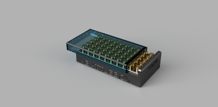 battlebox 9mm pinshape tampa caixa munição munições 3d print model - Mito3D