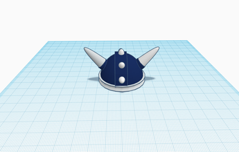 casque viking simples pinshape brinquedos 3d print model - Mito3D