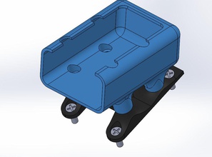 soporte möbius cam fr racer drone pinshape Conception 3d 3d print model - Mito3D