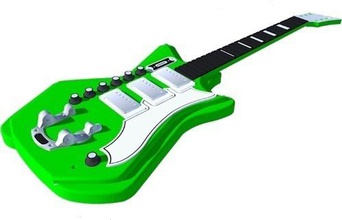 companhia aérea 3p dlx guitarra perfeito escala 1 4 totalmente 3d imprimíveis pinshape miniatura coletor violão 3d print model - Mito3D