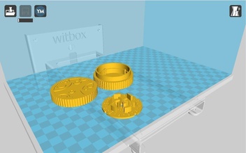 basit öğütücü pinshape 3d tasarım 3d print model - Mito3D