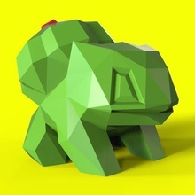 bulbasaur pinshape envisionthefuture-design-challenge 3d print model - Mito3D