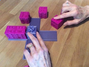 tocco puzzle blocchi pinshape envisionthefuture design sfida 3d print model - Mito3D