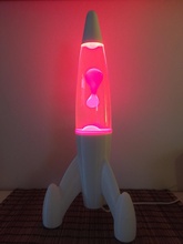 lampada lava razzo pinshape envisionthefuture design sfida giovani red illuminazione nave 3d print model - Mito3D