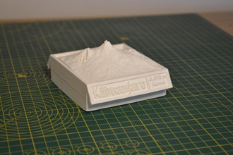 mini mountains pinshape envisionthefuture-design-challenge-youth education children classroom mount-fuji kilimanjaro educational geography visually-impaired braille 3d print model - Mito3D