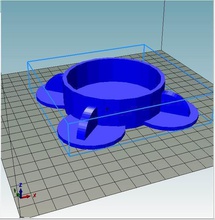 tabletop cup holder early design pinshape envisionthefuture-design-challenge 3d print model - Mito3D