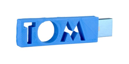 tom personalised usb case pinshape 3d-design 3d print model - Mito3D