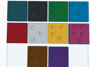 braille nombre cartes flash pinshape envisionthefuture design défi jeunesse 3d print model - Mito3D