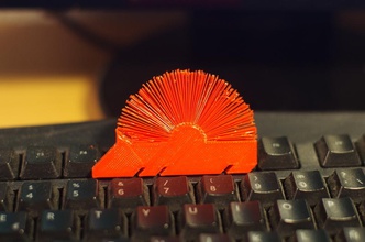 hedgehog spikes furry pinshape 3d-design 3d print model - Mito3D