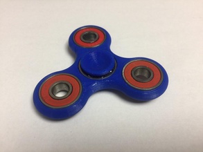 fidget spinner giocattolo 2robotguys personalizzato polpastrello pinshape disegno 3d 3d print model - Mito3D