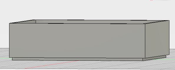 simple carré nidification bac pinshape Conception 3d 3D print model - Mito3D