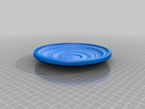 frisbi pinshape Platten Platte frisbee kundengebundene 3d print model - Mito3D