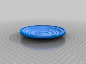 frisbi pinshape plaques plaque frisbee personnalisé 3d print model - Mito3D